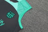 Mens Barcelona Singlet Suit Black - Green 2023/24