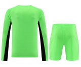 Mens Real Madrid Goalkeeper Green Suit Long Sleeve 2023/24