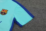 Mens Barcelona Short Training Suit Turquoise 2023/24