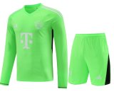 Mens Bayern Munich Goalkeeper Green Suit Long Sleeve 2023/24
