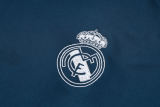 Mens Real Madrid Training Suit Crew Neck Salvia Blue 2023/24