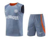Mens Inter Milan Singlet Suit Light Grey 2023/24