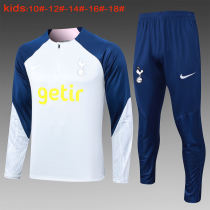 Kids Tottenham Hotspur Training Suit Light Grey 2023/24