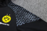 Mens Borussia Dortmund Hoodie Sweatshirt Black 2023/24