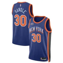 Mens New York Knicks Nike Blue 2024 Swingman Jersey - City Edition