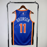 Mens New York Knicks Nike Blue 2024 Swingman Jersey - City Edition