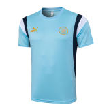 Mens Manchester City Short Training Jersey Blue 2023/24