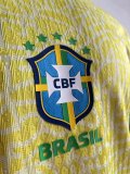 Mens Brazil Home Vapor Match Authentic Jersey 2024- Match