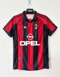 Mens AC Milan Retro Home Jersey 1998/99
