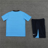Kids Chelsea Short Training Suit Light Blue 2024/25