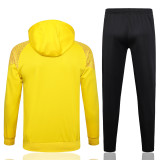 Mens Borussia Dortmund Hoodie Sweatshirt + Pants Training Suit Yellow 2023/24