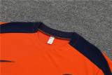 Mens Netherlands Short Training Suit Orange 2024
