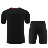 Mens PSG Short Training Suit Black 2024/25