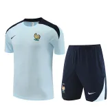 Mens France Short Training Suit Blueish 2024