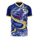 Mens Japan Anime Special Blue Dragon Jersey 2024