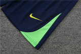 Mens Brazil Short Training Suit Green 2024