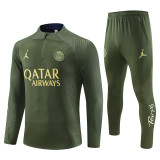 Mens PSG x Jordan Training Suit Green 2023/24