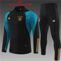 Kids Germany Training Suit Black 2024