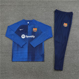 Mens Barcelona Training Suit Blue 2023/24