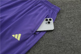 Mens Real Madrid Training Suit Yellow - Purple 2023/24
