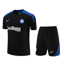 Mens Inter Milan Short Training Suit Black 2024/25
