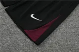 Mens PSG Short Training Suit Black 2024/25