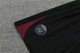 Mens PSG Short Training Suit Black 2024/25