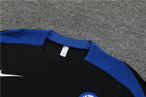 Mens Inter Milan Short Training Suit Black 2024/25