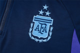 Mens Argentina Hoodie Sweatshirt + Pants Training Suit Royal 2024