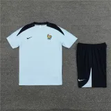 Mens France Short Training Suit Blueish 2024