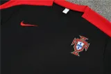 Mens Portugal Short Training Suit Black 2024