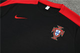 Mens Portugal Short Training Suit Black 2024