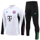 Mens Bayern Munich Training Suit White 2023/24