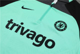 Mens Chelsea Training Suit Green 2023/24