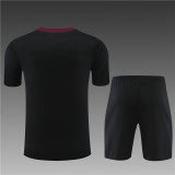 Kids PSG Short Training Suit Black 2024/25