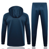 Mens Brazil Hoodie Sweatshirt + Pants Training Suit Royal 2024