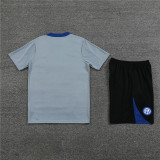 Mens Inter Milan Short Training Suit Grey 2024/25