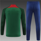 Kids Portugal Training Suit Green 2024