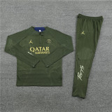 Mens PSG x Jordan Training Suit Green 2023/24