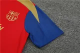 Mens Barcelona Short Training Suit Red 2024/25
