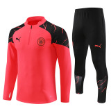 Mens Manchester City Training Suit Red 2023/24