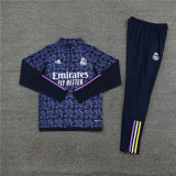 Kids Real Madrid Training Suit Purple 2023/24