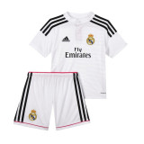 Kids Retro Real Madrid Home Jersey 2014/15