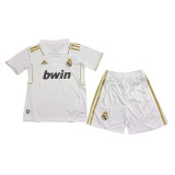 Kids Retro Real Madrid Home Jersey 2011/12