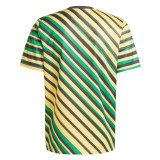 Mens Jamaica Adicolor 3-Stripes Tee Jersey Pure Cotton 3-Color 2024
