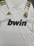 Kids Retro Real Madrid Home Jersey 2011/12