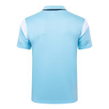 Mens Manchester City Polo Shirt Blue 2023/24
