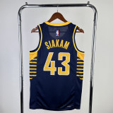 Mens Indiana Pacers Nike Royal 2024 Swingman Jersey - Icon Edition