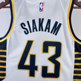 Mens Indiana Pacers Nike White 2024 Swingman Jersey - Association Edition