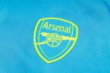 Mens Arsenal Hoodie Sweatshirt + Pants Training Suit Blue 2023/24